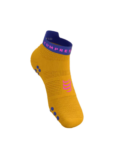 Compressport - Pro Racing Socks v4.0 Run Low - Saffron/Dazz Blue Compressport - Pro Racing Socks v4.0 Run Low - Saffron/Dazz Blue