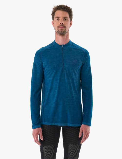 Compressport - Trail HZ Long Sleeve Tshirt - Men's - Poseidon - 2026