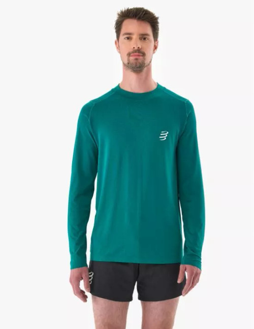 Compressport - Performance Long Sleeve Tshirt - Men's - Storm - 2025 Compressport - Performance Long Sleeve Tshirt - Men's - Storm - 2025