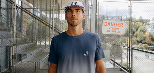 Compressport - Performance Short Sleeve Tshirt - Men's - Poseidon/Ice Flow - 2025 Compressport - Performance Short Sleeve Tshirt - Men's - Poseidon/Ice Flow - 2025