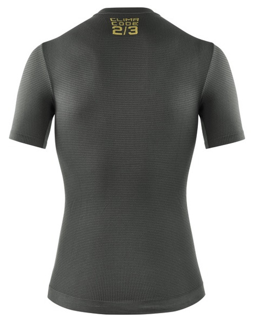 Assos - 2/3 Short Sleeve Skin Layer P1 - Men's - Anthracite Grey - 2025 Assos - 2/3 Short Sleeve Skin Layer P1 - Men's - Anthracite Grey - 2025