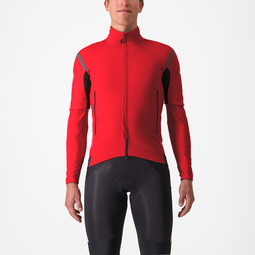 Castelli - Perfetto RoS 2 Convertible Jacket - Men's - RichRed/BlackReflex