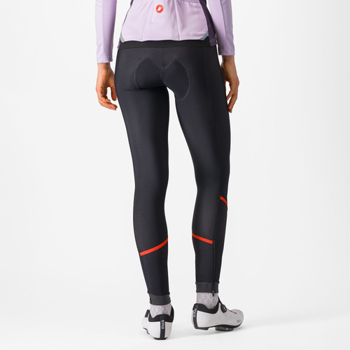 Castelli - Velocissima DT Bib Tight - Women's - Black/Hibiscus Castelli - Velocissima DT Bib Tight - Women's - Black/Hibiscus