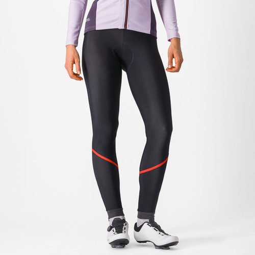 Castelli - Velocissima DT Bib Tight - Women's - Black/Hibiscus Castelli - Velocissima DT Bib Tight - Women's - Black/Hibiscus