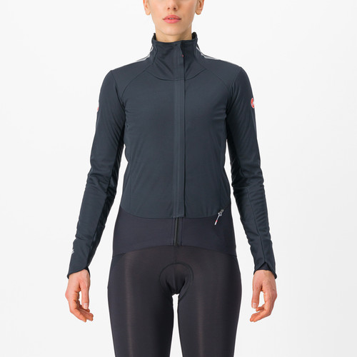 Castelli - Alpha Doppio RoS Jacket - Women's - LightBlack/SilverReflex/Dark