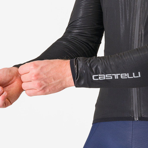 Castelli - Squall Shell Jacket - Men's - LightBlack/SilverGrey