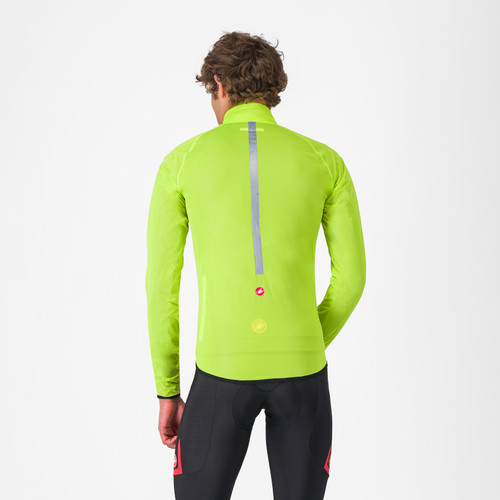 Castelli - Squall Shell Jacket - Men's - ElectricLime/Black