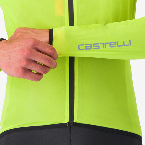Castelli - Squall Shell Jacket - Men's - ElectricLime/Black