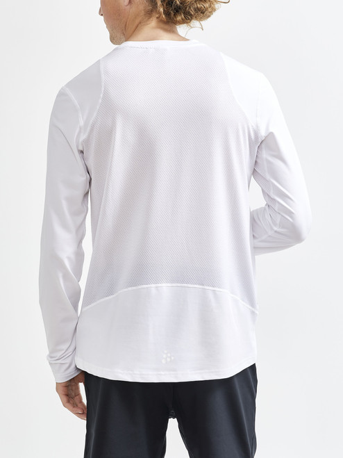 Craft - Adv Essence Long Sleeve Tee 2 - Men's - White - 2025 Craft - Adv Essence Long Sleeve Tee 2 - Men's - White - 2025