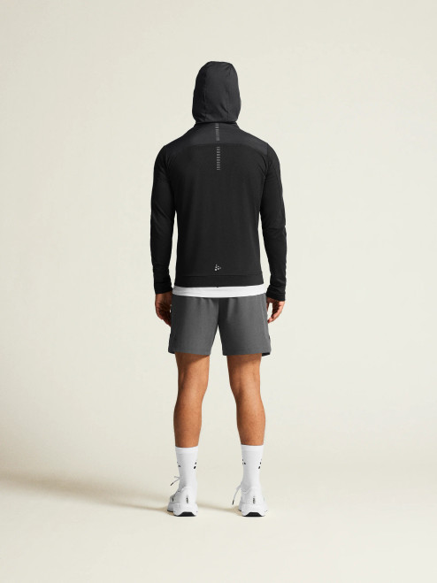 Craft - Adv Essence Jersey Hood Jacket - Men's - Black - 2025 Craft - Adv Essence Jersey Hood Jacket - Men's - Black - 2025