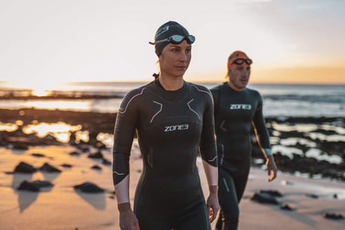 ZONE3 - Vision Women's Wetsuit - Black/Rose Pink/Gunmetal - Ex-Rental - 2 Hire