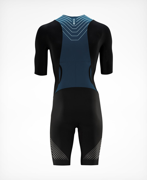HUUB - Pinnacle Trisuit - Men's - Steel Blue - 2025 HUUB - Pinnacle Trisuit - Men's - Steel Blue - 2025