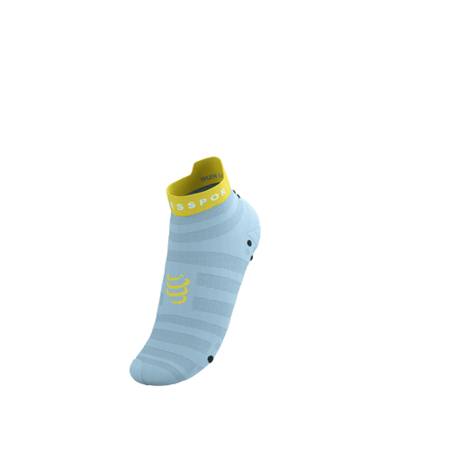 Compressport - Pro Racing Socks V4.0 Ultralight Run Low - Cashmere Blue/Maize - 2025 Compressport - Pro Racing Socks V4.0 Ultralight Run Low - Cashmere Blue/Maize - 2025