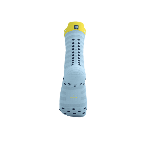 Compressport - Pro Racing Socks V4.0 Ultralight Run High - Cashmere Blue/Maize - 2025 Compressport - Pro Racing Socks V4.0 Ultralight Run High - Cashmere Blue/Maize - 2025