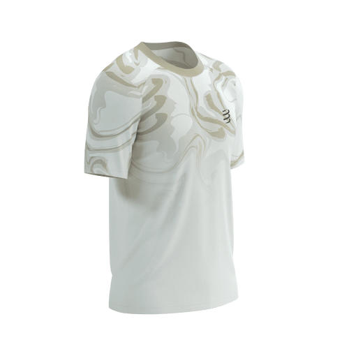 Compressport - Performance Short Sleeve Tshirt - Men's - Sugar/Camo Print - 2025 Compressport - Performance Short Sleeve Tshirt - Men's - Sugar/Camo Print - 2025