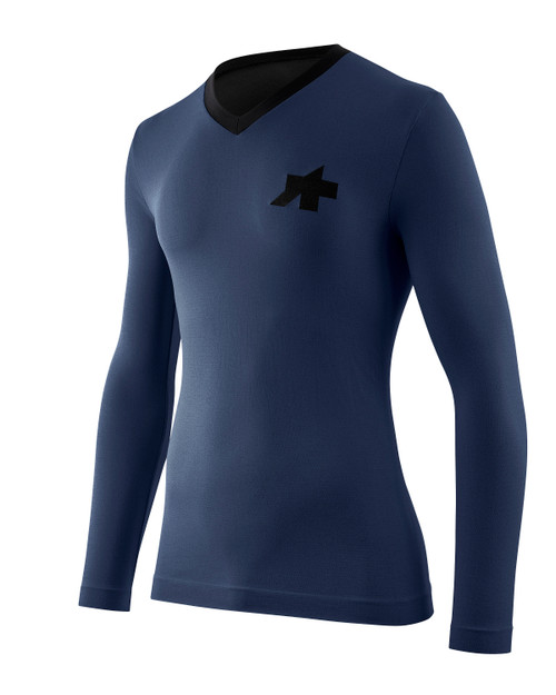 Assos - TACTICA Long Sleeve Tech T-Shirt T5 - Men's - Stone Blue - 2025 Assos - TACTICA Long Sleeve Tech T-Shirt T5 - Men's - Stone Blue - 2025