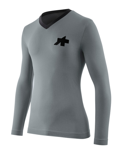 Assos - TACTICA Long Sleeve Tech T-Shirt T5 - Men's - Fanatic Silver - 2025 Assos - TACTICA Long Sleeve Tech T-Shirt T5 - Men's - Fanatic Silver - 2025
