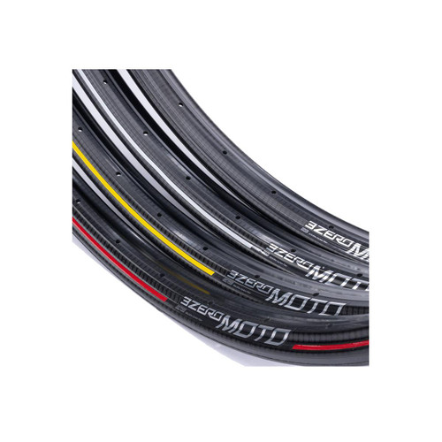 Zipp - Rim 3Zero Moto Tubeless 27.5 Front 32Hole A1 - Silver/Rs Red Graphi