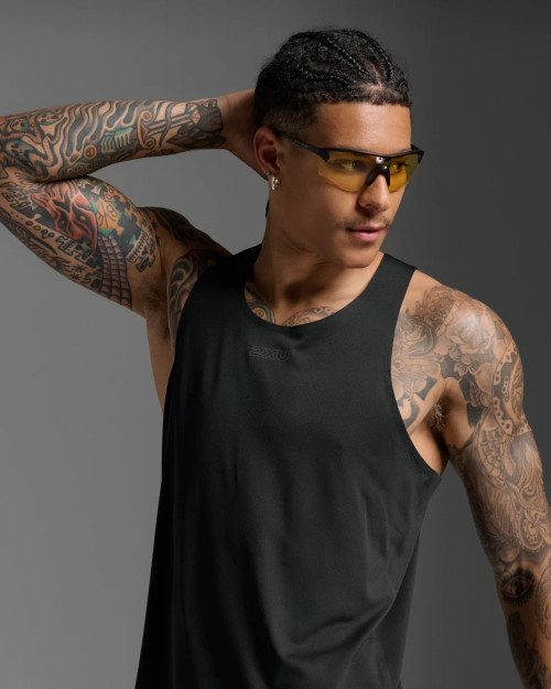 2XU - Light Speed Tech Singlet - Men's - Black/Black Reflective - 2026