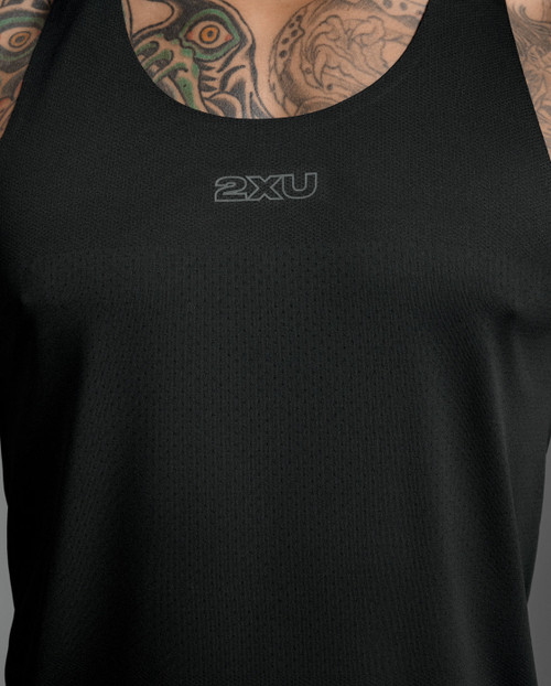 2XU - Light Speed Tech Singlet - Men's - Black/Black Reflective - 2026