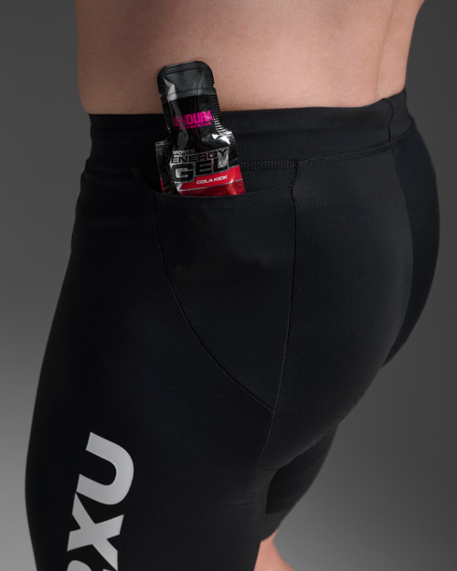 2XU - Aero Triathlon 9 Inch Short - Men's - Black/White - 2025