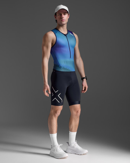 2XU - Core Trisuit - Men's - Azure Blue/Midnight - 2025