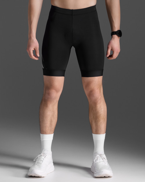 2XU - Core Triathlon 8 Inch Short - Men's - Black/White - 2025