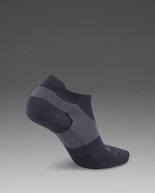2XU - Vectr Ultralight No Show Socks - Titanium/Black - 2026