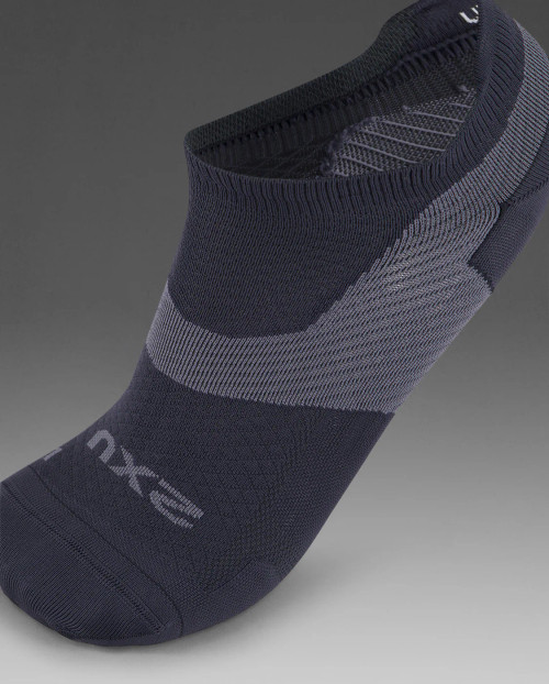 2XU - Vectr Ultralight No Show Socks - Titanium/Black - 2026