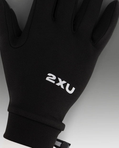 2XU - Run Glove - Black/Silver Reflective - 2026