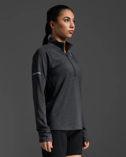 2XU - Aero 1/2 Zip - Women's - Black/Silver Reflective