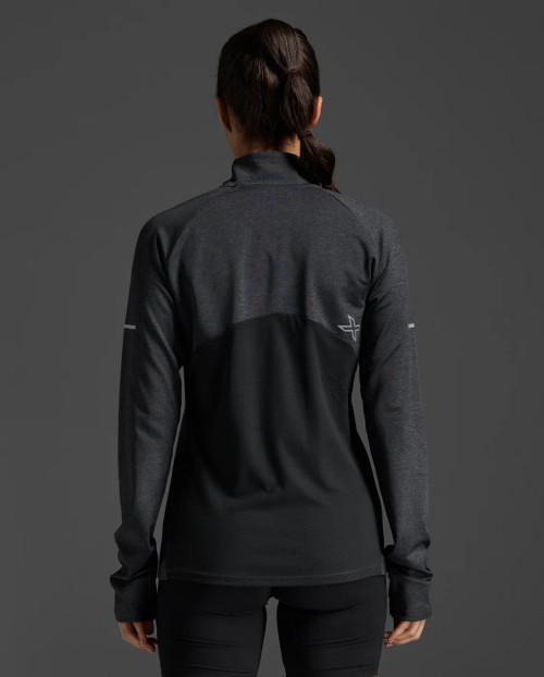 2XU - Aero 1/2 Zip - Women's - Black/Silver Reflective