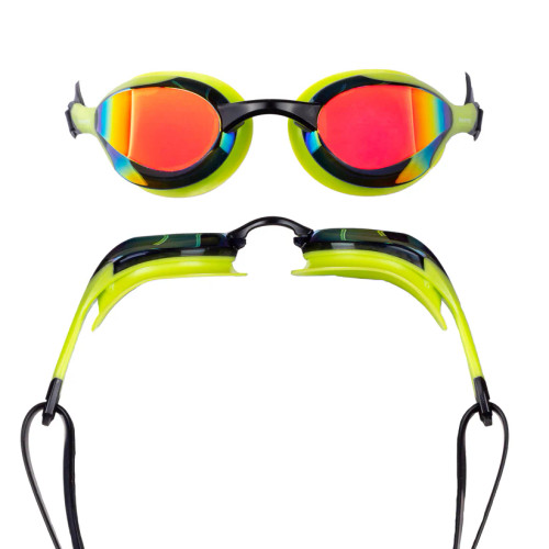 Blueseventy - Contour Goggles - Frame Green/Rainbow Mirror Lens
