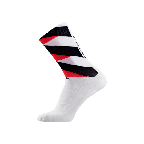 Gorewear - Essential Signal Socks - Unisex - White / Lab Red - 2025