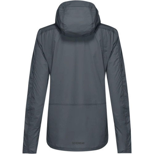 Gorewear - FERNFLOW Hooded Windbreaker - Women's - Lab Graphite - 2025 Gorewear - FERNFLOW Hooded Windbreaker - Women's - Lab Graphite - 2025