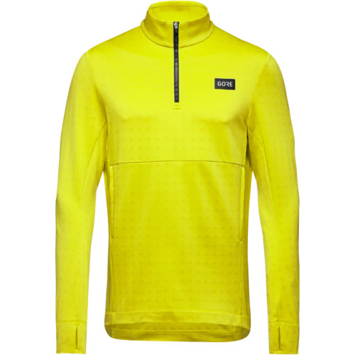 Gorewear - Training Thermo 1/4-Zip - Men's - Neon Yellow - 2025 Gorewear - Training Thermo 1/4-Zip - Men's - Neon Yellow - 2025
