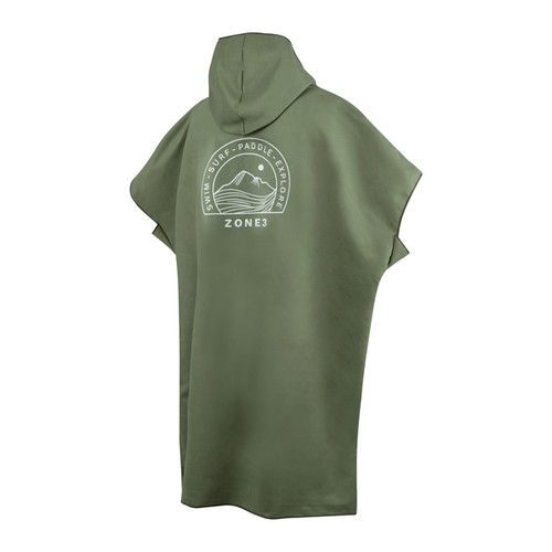 ZONE3 - Microfibre Changing Robe - Khaki/White - 2026