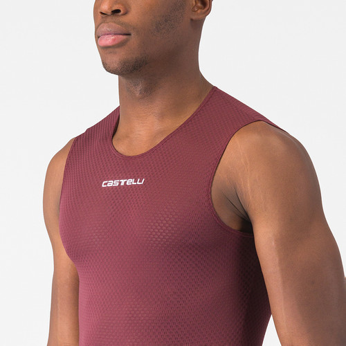 Castelli - Pro Mesh 2.0 Sleeveless - Men's - Deep Bordeaux