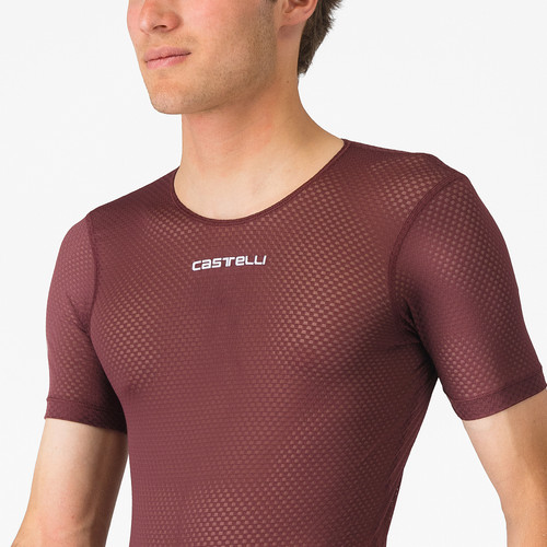 Castelli - Pro Mesh 2.0 Short Sleeve - Men's - Deep Bordeaux