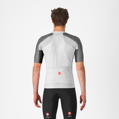 Castelli - Entrata 6 Jersey - Men's - Ivory/Smoky Grey/Light Black - 2025