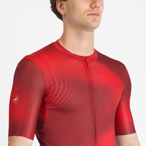 Castelli - Vortice Jersey - Men's - Red/Rich Red