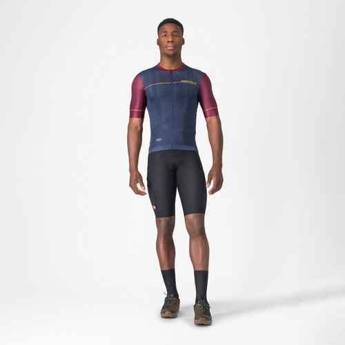 Castelli - Unlimited Endurance 2 Jersey - Men's - Belgian Blue/Deep Bordeaux/Vivid Orange