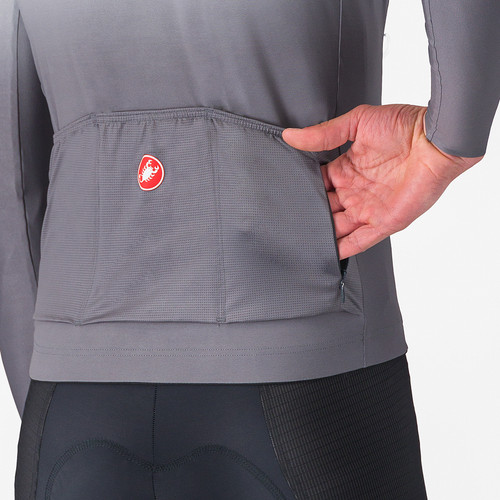 Castelli - Upf Long Sleeve Jersey - Men's - Silver Grey - 2026