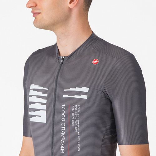 Castelli - Espresso R--A/D Jersey - Men's - Smoky Grey