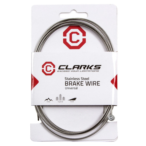 Clarks - Universal S/S Inner Brake Wire L2000mm Fits All Major Systems