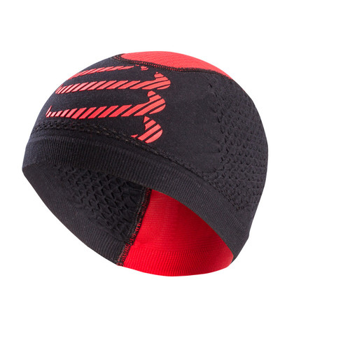 Compressport - Seamless Beanie - Black/Red