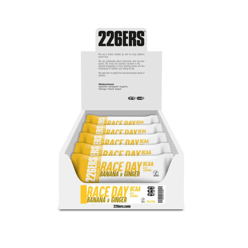 226ers - Race Day BCAA Vegan Energy Bar - Box of 30