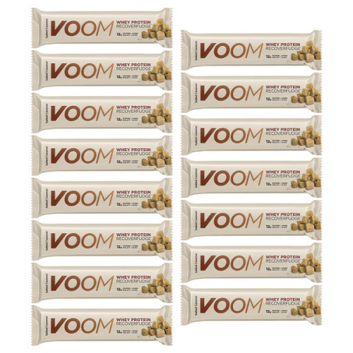 VOOM - Protein Bar Recover Fudge - Box of 15 - Salted Caramel