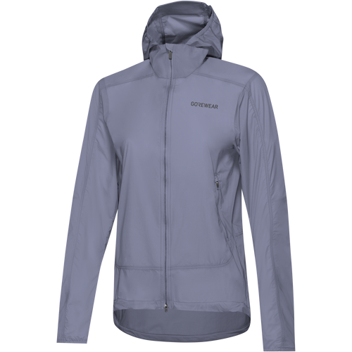 Gorewear - FERNFLOW Hooded Windbreaker - Women's - Amethyst Grey - 2026 Gorewear - FERNFLOW Hooded Windbreaker - Women's - Amethyst Grey - 2026