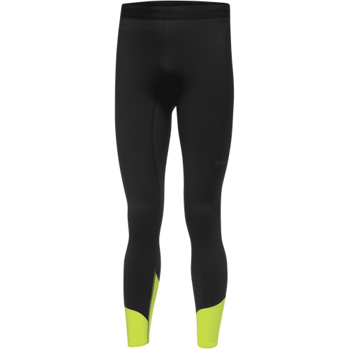Gorewear - CONCURVE Thermo Hybrid Tights - Men's - Black / Neon Yellow - 2026